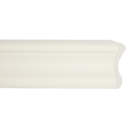 Accent Rail, Mission White, PETG, 9.5 ft L MPN:FR251933N