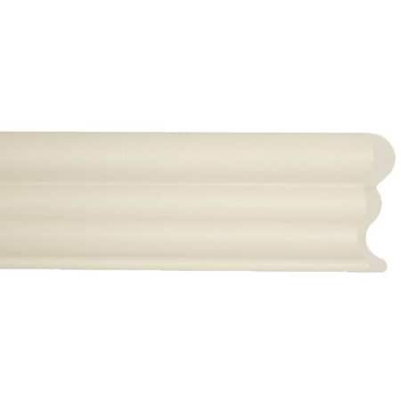 Accent Rail, Eggshell, PETG, 9 1/2 ft L MPN:FR252100N