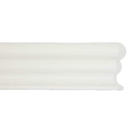 Accent Rail, White, PETG, 9 1/2 ft L MPN:FR252949N