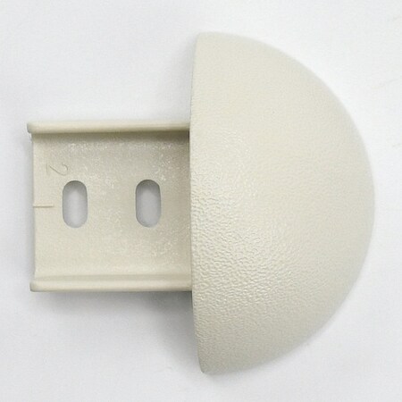 End Cap, PETG, Eggshell, 1 1/32 in L, 2 in H MPN:FR270SCAP100N