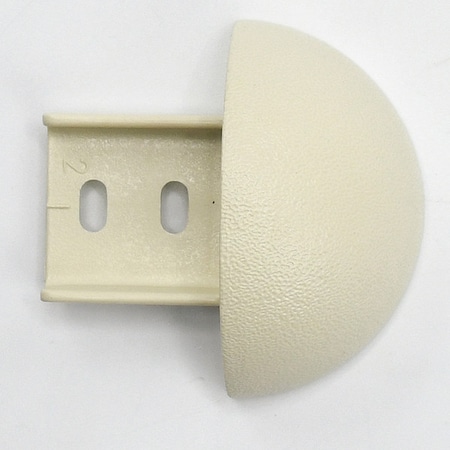 End Cap, PETG, Almond, 1 1/32 in L, 2 in H MPN:FR270SCAP920N