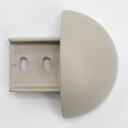 End Cap, PETG, Oyster Gray, 1 1/32 in L MPN:FR270SCAP929N