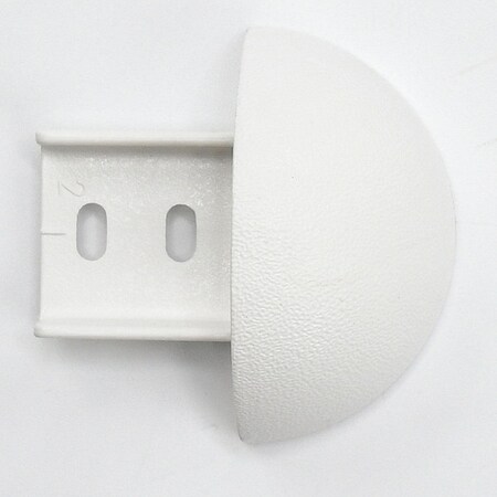 End Cap, PETG, White, 1 1/32 in L, 2 in H MPN:FR270SCAP949N