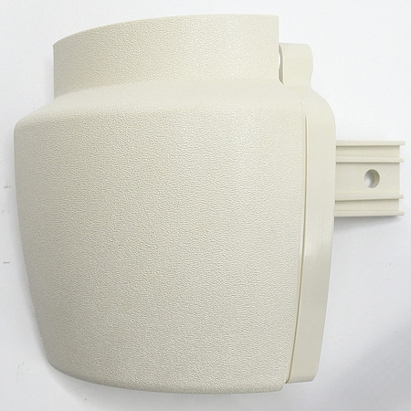Handrail Return, Left, Eggshell, PETG MPN:HRB20CAPL100N