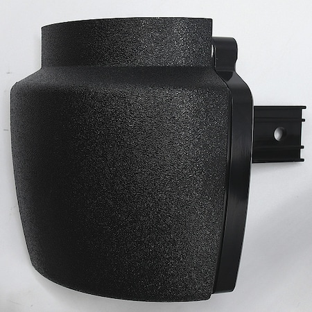 Handrail Return, Left, Black, PETG MPN:HRB20CAPL108N