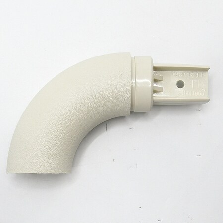 Handrail Return, Left, Eggshell, PETG MPN:HRO6CAPL100N