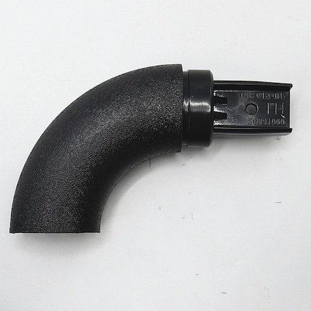 Handrail Return, Left, Black, PETG MPN:HRO6CAPL108N