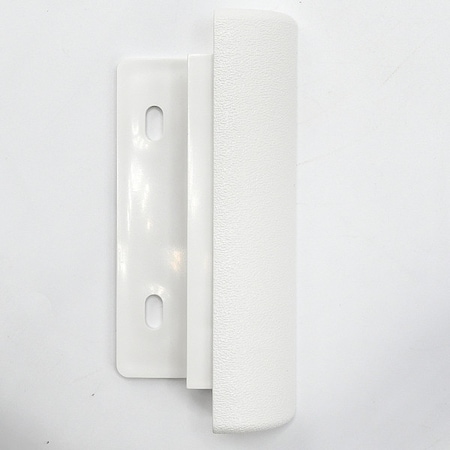 End Cap, PETG, White, 3/4 in L, 4 in H MPN:SCR40CAP949N