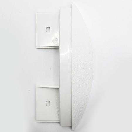 End Cap, PETG, White, 1 3/8 in L, 8 in H MPN:SCR80MCAP949N