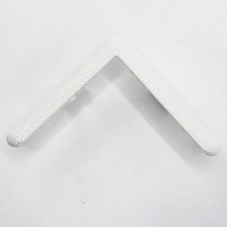 End Cap, White, PETG, 3 in Leg W MPN:SM20MCAP949N