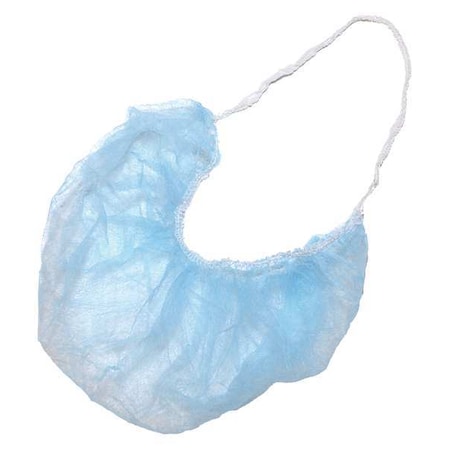 Beard Net, Polypropylene, 18 in Dia., Blue, Universal, 1000 PK MPN:BC18B