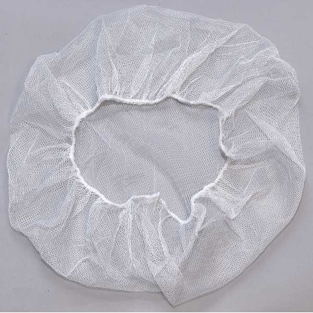 Hairnet, Nylon, 18 in Dia., White, S, 1000 PK MPN:H18W