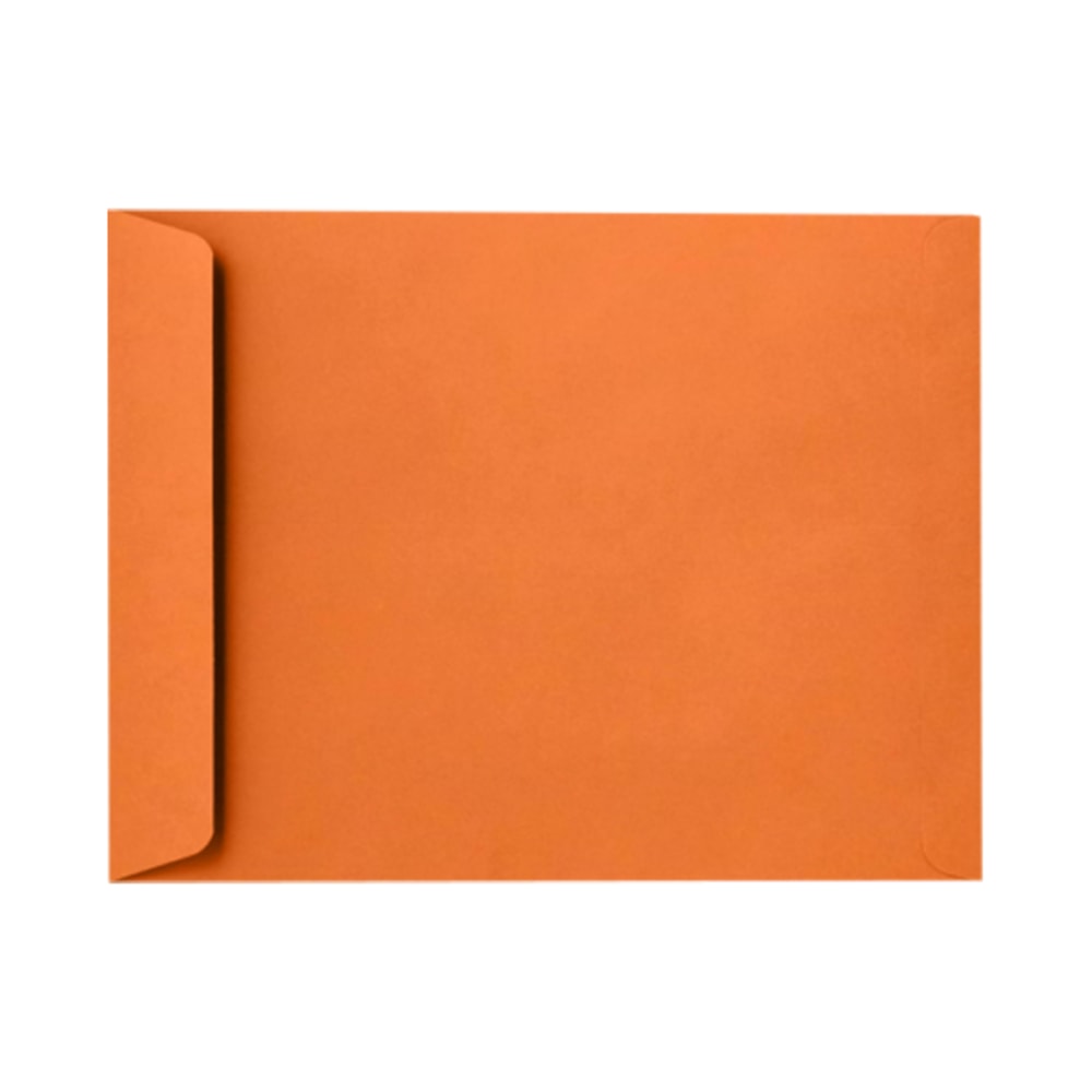 LUX Open-End Envelopes, 6in x 9in, Peel & Press Closure, Mandarin Orange, Pack Of 250 MPN:EX1644-11-250