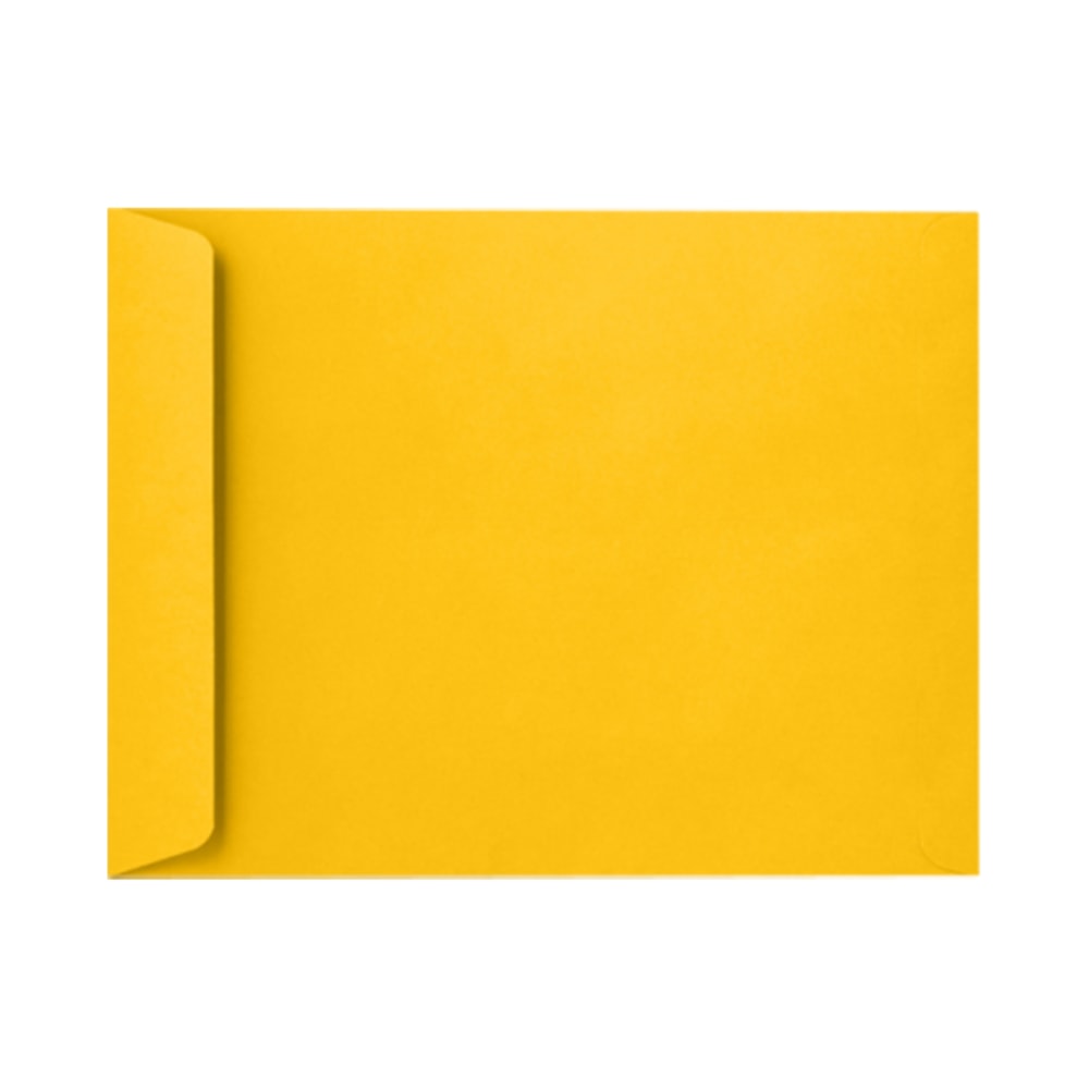 LUX Open-End Envelopes, 6in x 9in, Peel & Press Closure, Sunflower Yellow, Pack Of 1, 000 MPN:EX1644-12-1M