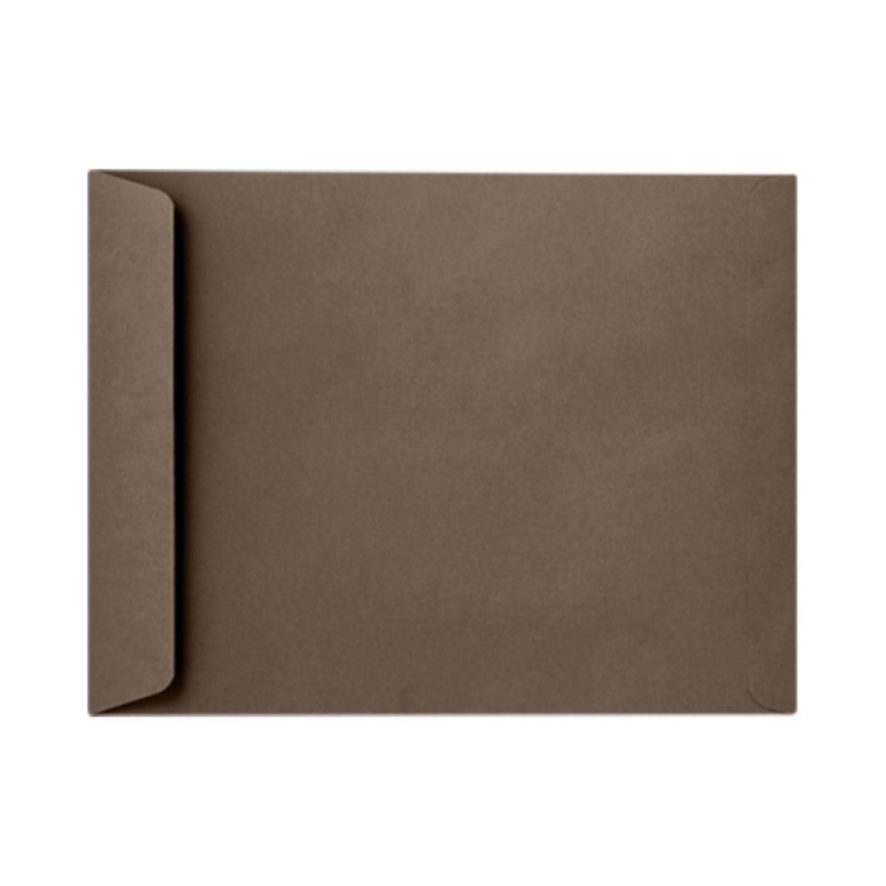 LUX Open-End Envelopes, 6in x 9in, Peel & Press Closure, Chocolate Brown, Pack Of 50 MPN:EX1644-17-50