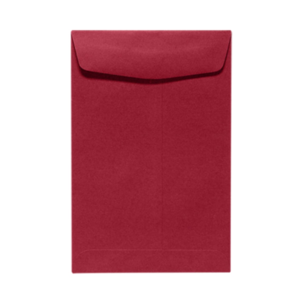 LUX #6 1/2 Open-End Envelopes, Peel & Press Closure, Garnet Red, Pack Of 50 MPN:EX1644-26-50