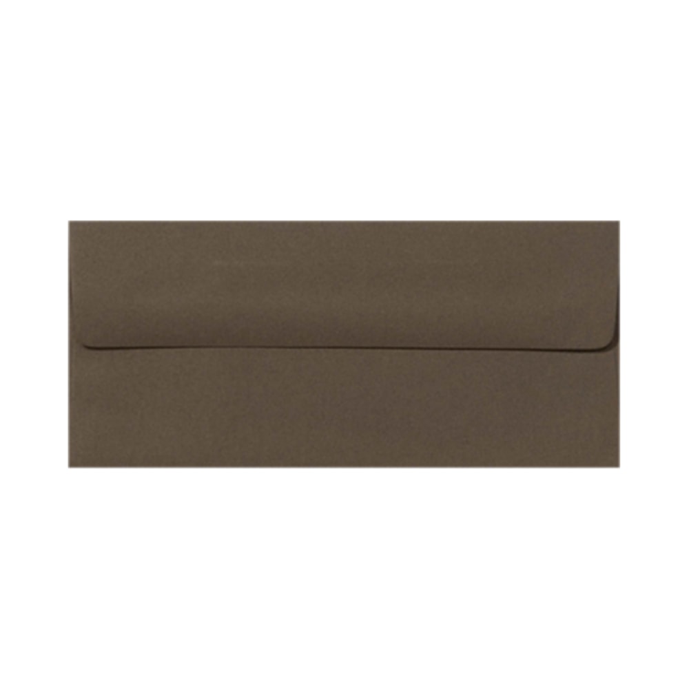 LUX #10 Envelopes, Peel & Press Closure, Chocolate Brown, Pack Of 50 MPN:EX4860-17-50