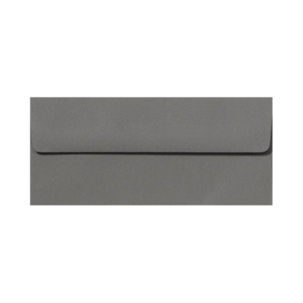 LUX #10 Envelopes, Peel & Press Closure, Smoke Gray, Pack Of 50 MPN:EX4860-22-50