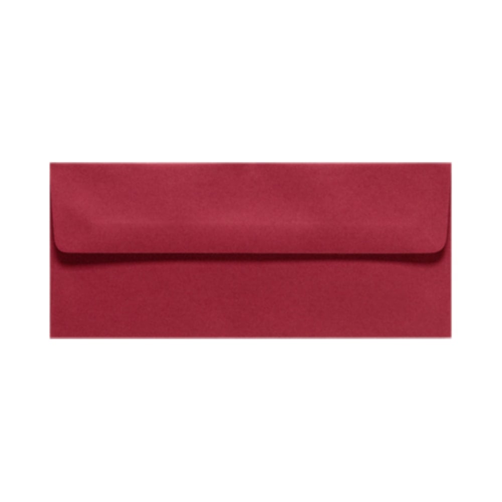 LUX #10 Envelopes, Peel & Press Closure, Garnet Red, Pack Of 250 MPN:EX4860-26-250
