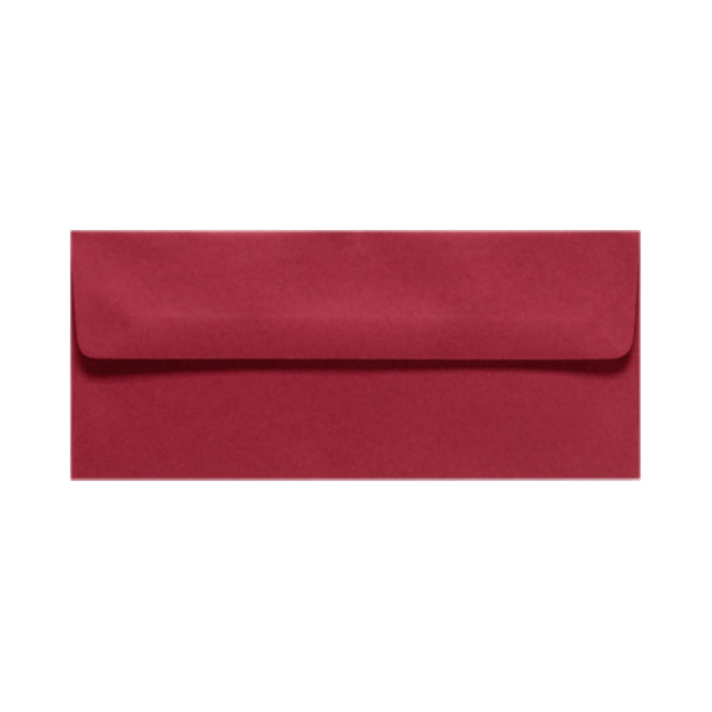 LUX #10 Envelopes, Peel & Press Closure, Garnet Red, Pack Of 50 MPN:EX4860-26-50
