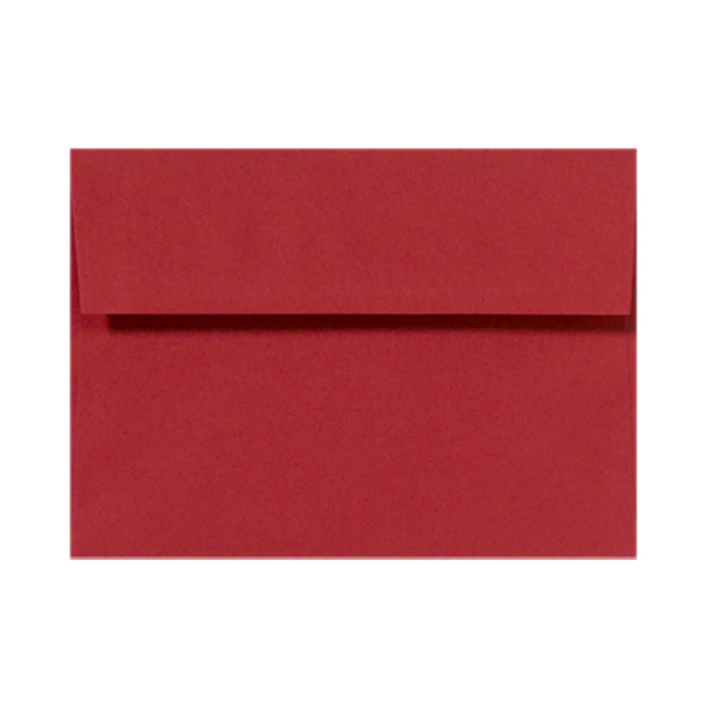 LUX Invitation Envelopes, #4 Bar (A1), Peel & Press Closure, Ruby Red, Pack Of 1, 000 MPN:EX4865-18-1M