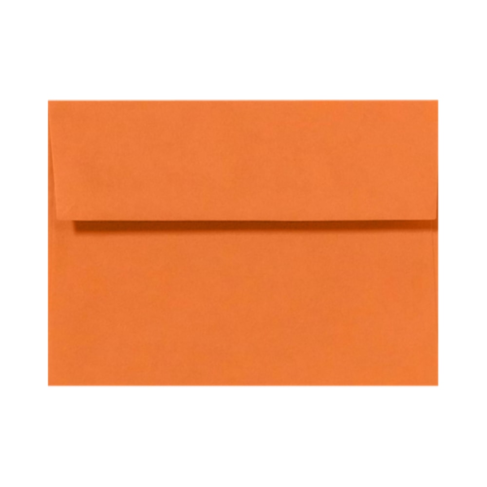 LUX Invitation Envelopes, A2, Peel & Press Closure, Mandarin Orange, Pack Of 500 MPN:EX4870-11-500