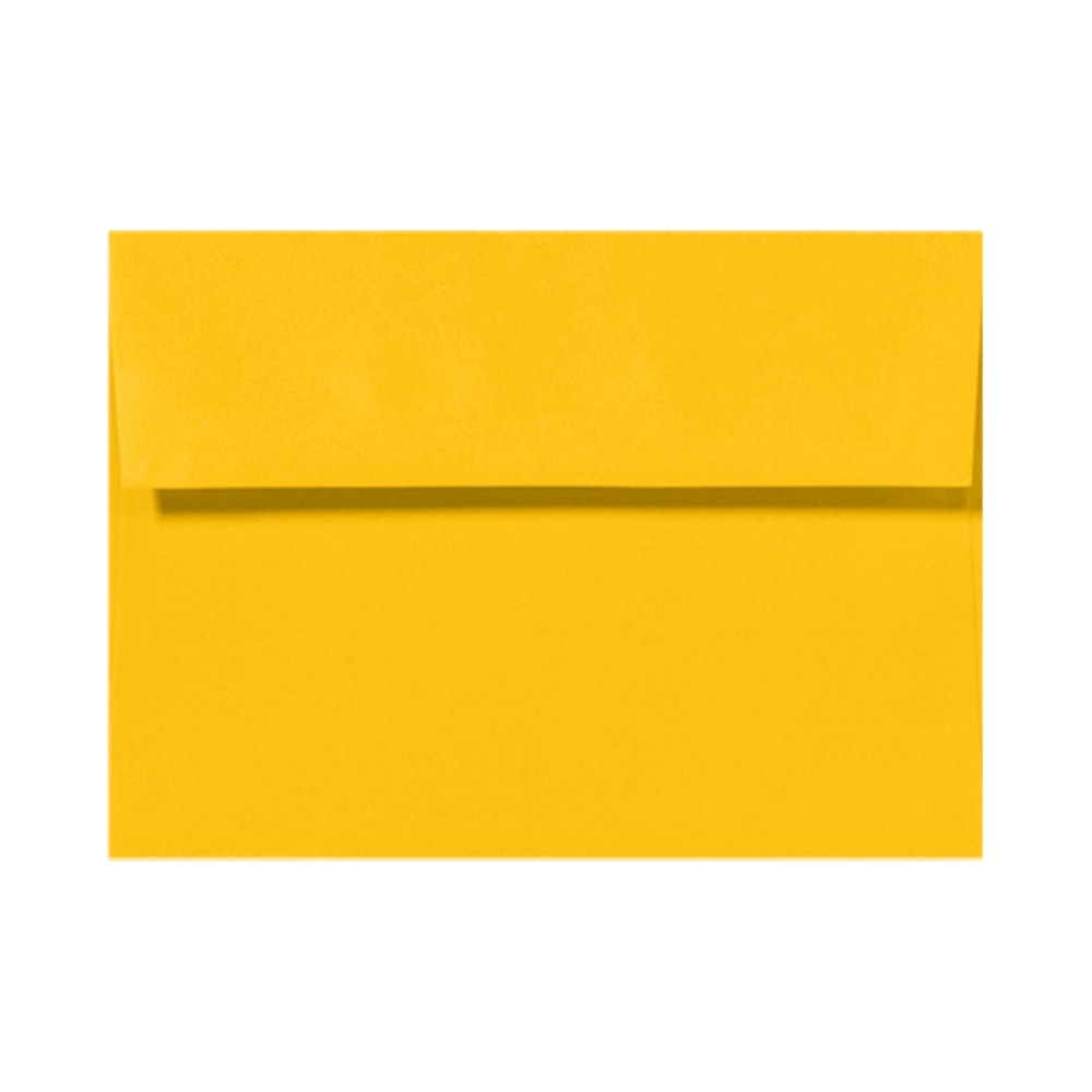 LUX Invitation Envelopes, A2, Peel & Press Closure, Sunflower Yellow, Pack Of 1, 000 MPN:EX4870-12-1M