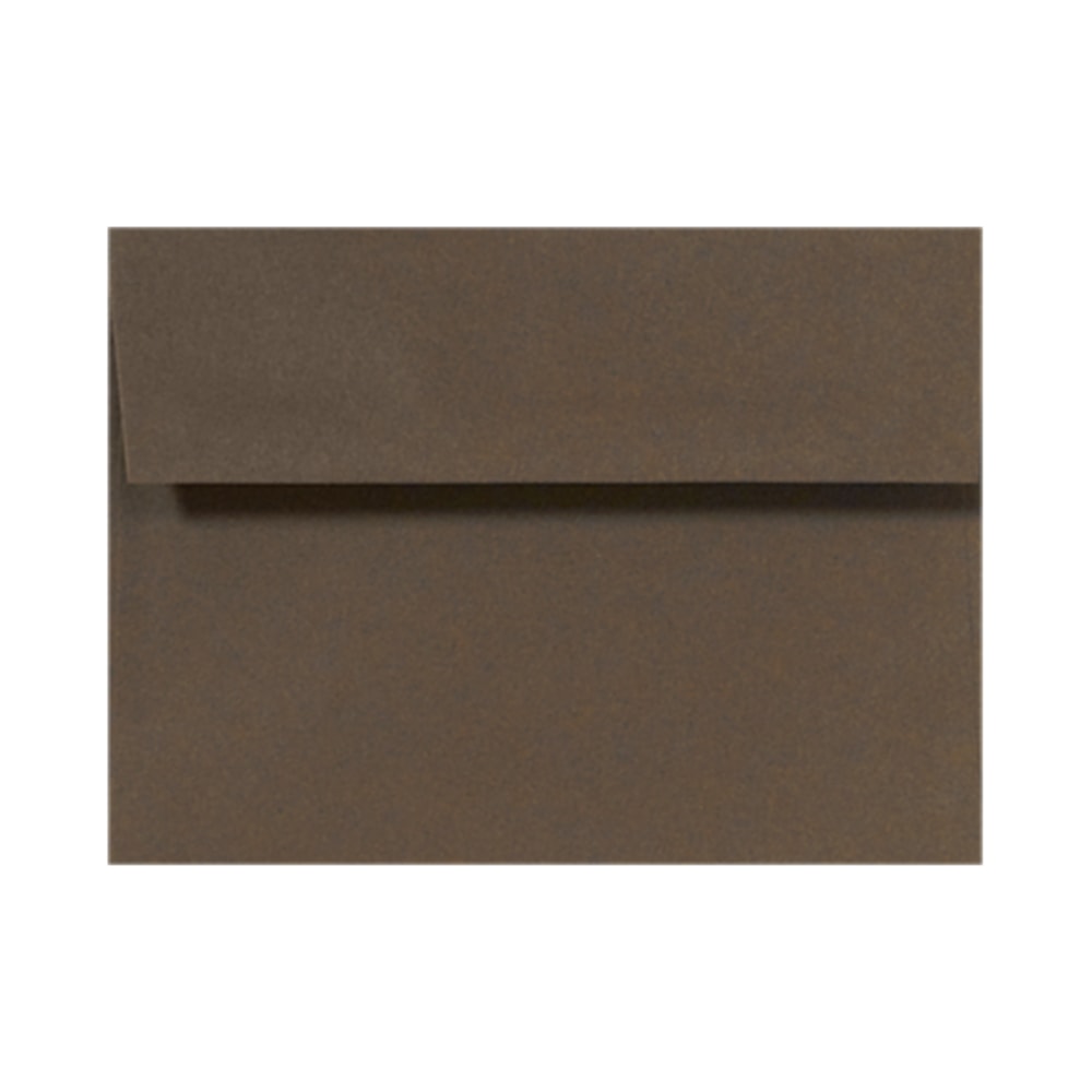 LUX Invitation Envelopes, A2, Peel & Press Closure, Chocolate Brown, Pack Of 250 MPN:EX4870-17-250
