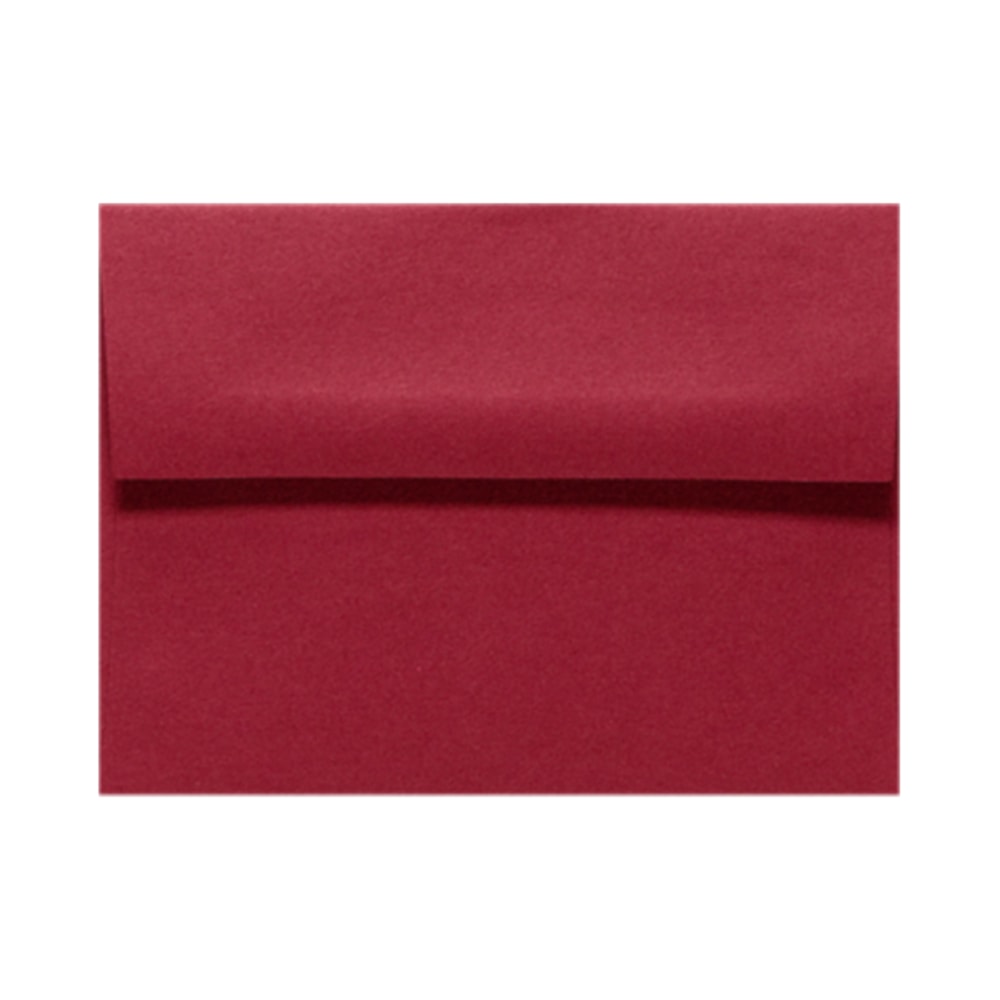 LUX Invitation Envelopes, A2, Peel & Press Closure, Garnet Red, Pack Of 50 MPN:EX4870-26-50