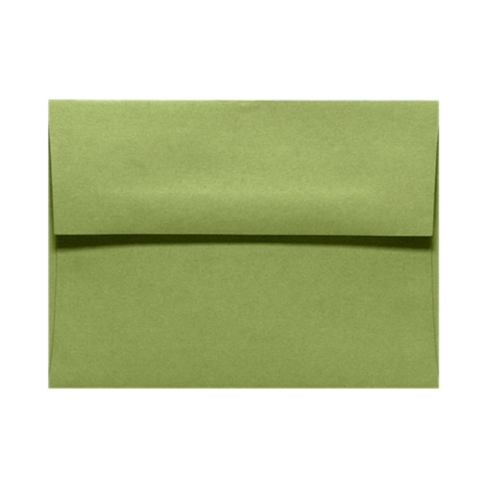 LUX Invitation Envelopes, A2, Peel & Press Closure, Avocado Green, Pack Of 50 MPN:EX4870-27-50