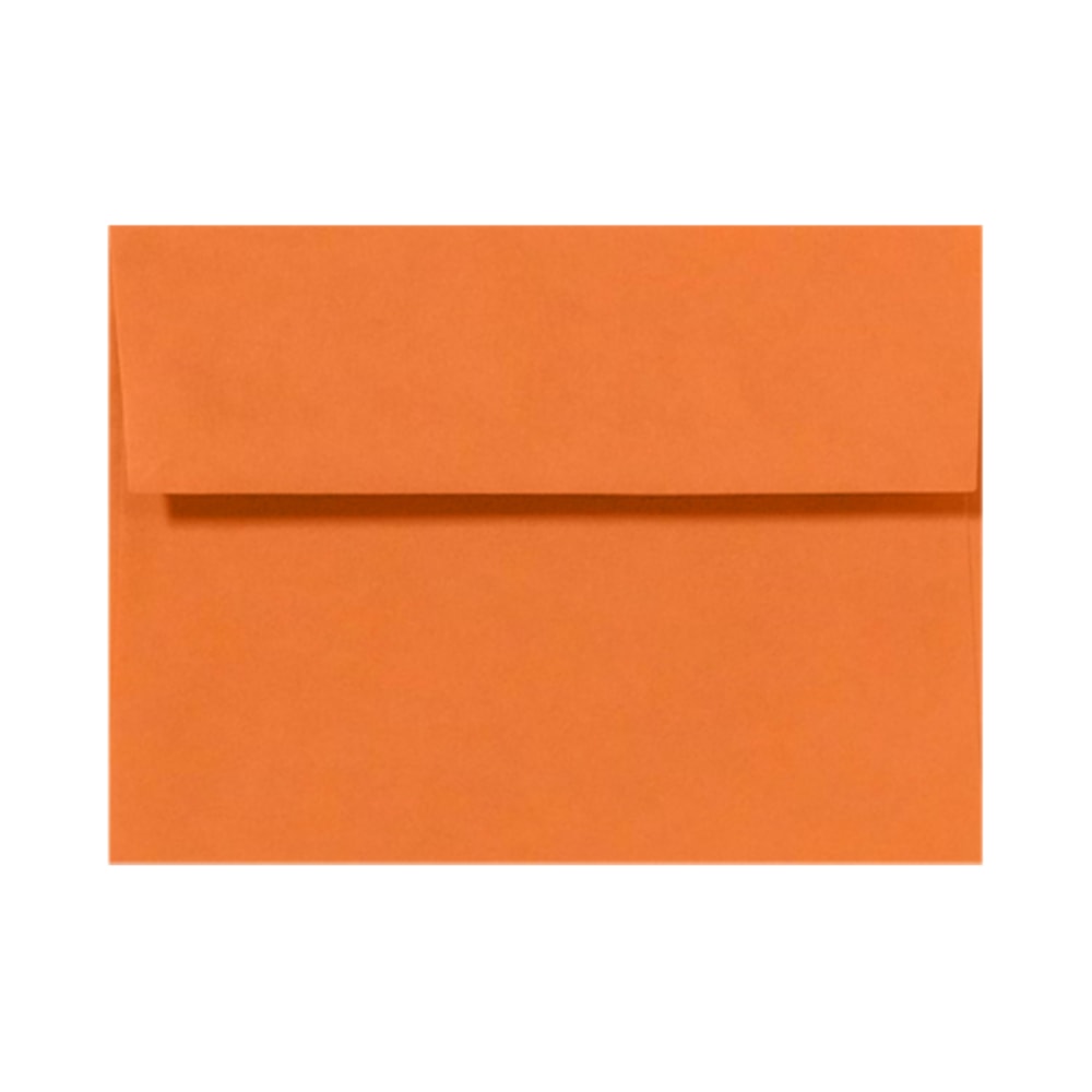 LUX Invitation Envelopes, A6, Peel & Press Closure, Mandarin Orange, Pack Of 250 MPN:EX4875-11-250