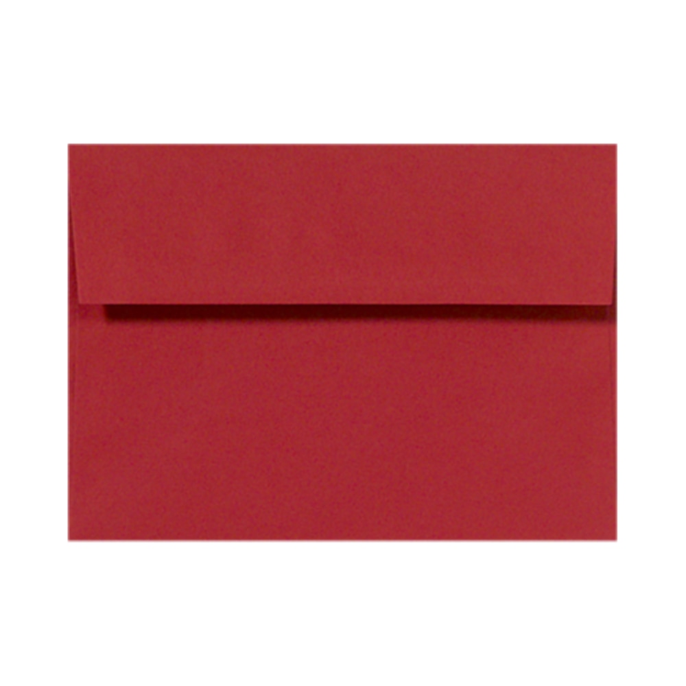 LUX Invitation Envelopes, A6, Peel & Press Closure, Ruby Red, Pack Of 50 MPN:EX4875-18-50