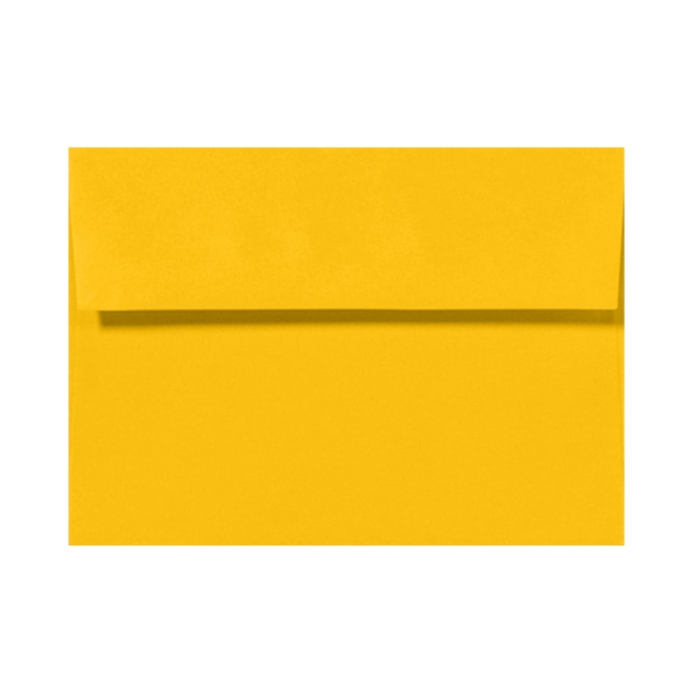 LUX Invitation Envelopes, A7, Peel & Stick Closure, Sunflower Yellow, Pack Of 250 MPN:EX4880-12-250