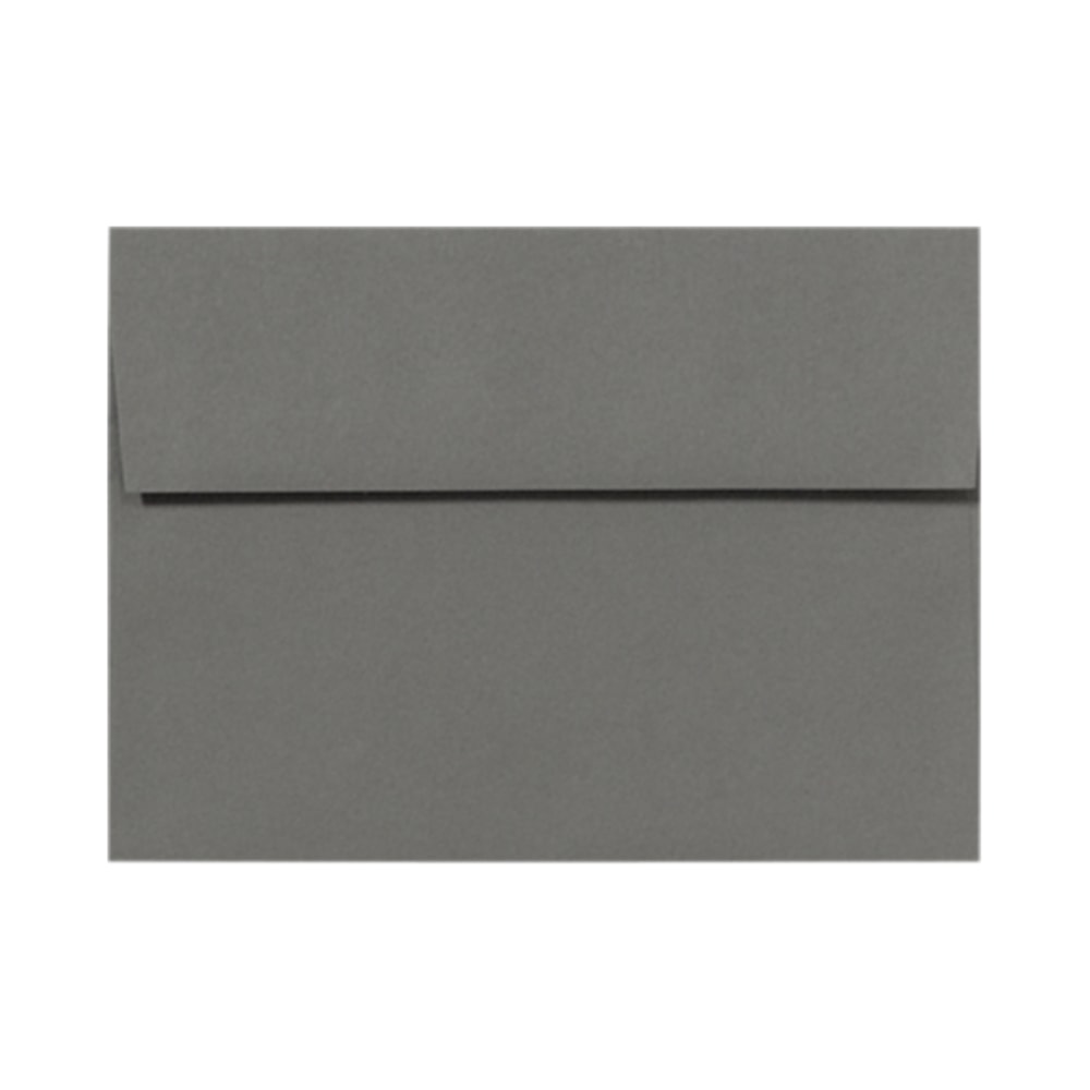 LUX Invitation Envelopes, A7, Peel & Stick Closure, Smoke Gray, Pack Of 50 MPN:EX4880-22-50