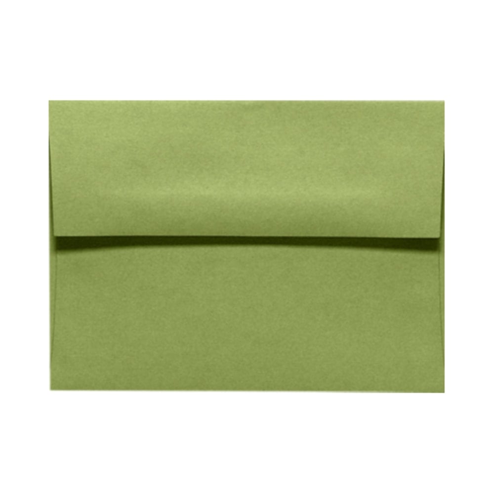LUX Invitation Envelopes, A7, Peel & Stick Closure, Avocado Green, Pack Of 500 MPN:EX4880-27-500