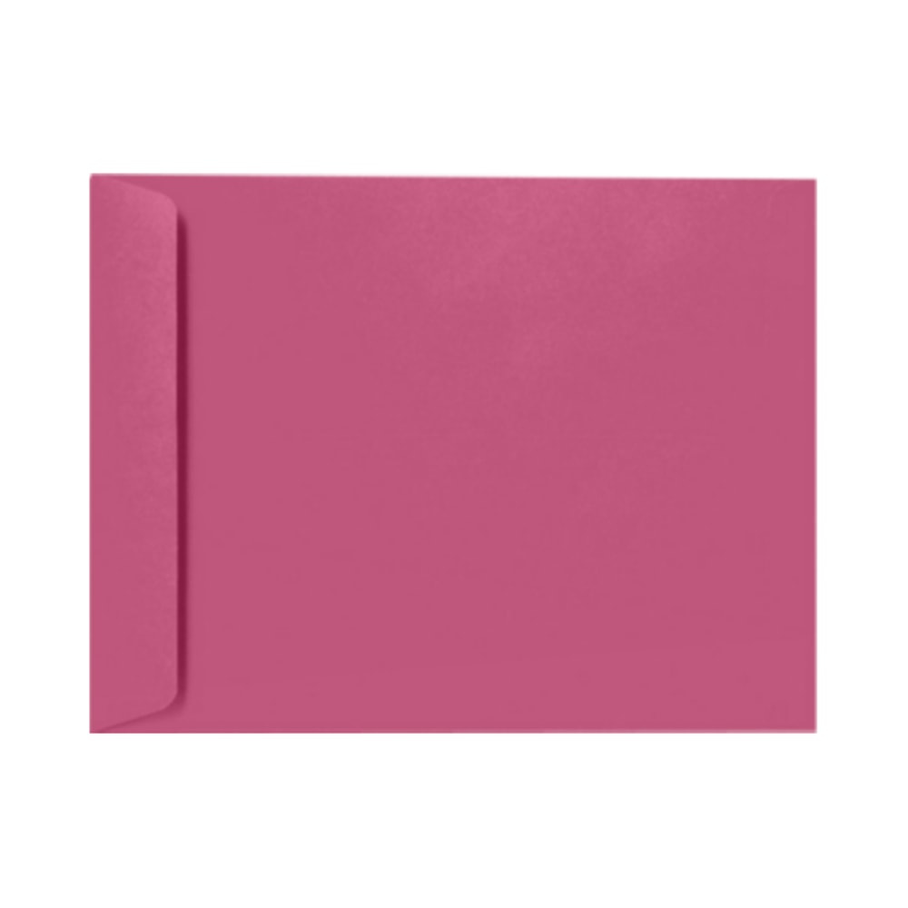 LUX Open-End 9in x 12in Envelopes, Peel & Press Closure, Magenta, Pack Of 50 MPN:EX4894-10-50