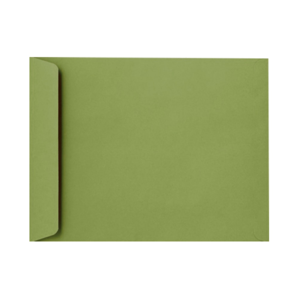 LUX Open-End 9in x 12in Envelopes, Peel & Press Closure, Avocado Green, Pack Of 250 MPN:EX4894-27-250