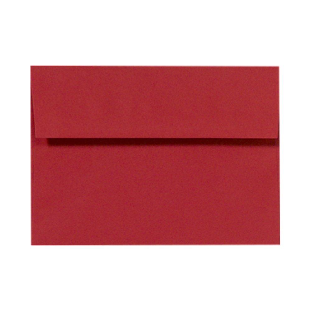 LUX Invitation Envelopes, A9, Peel & Press Closure, Ruby Red, Pack Of 50 MPN:EX4895-18-50