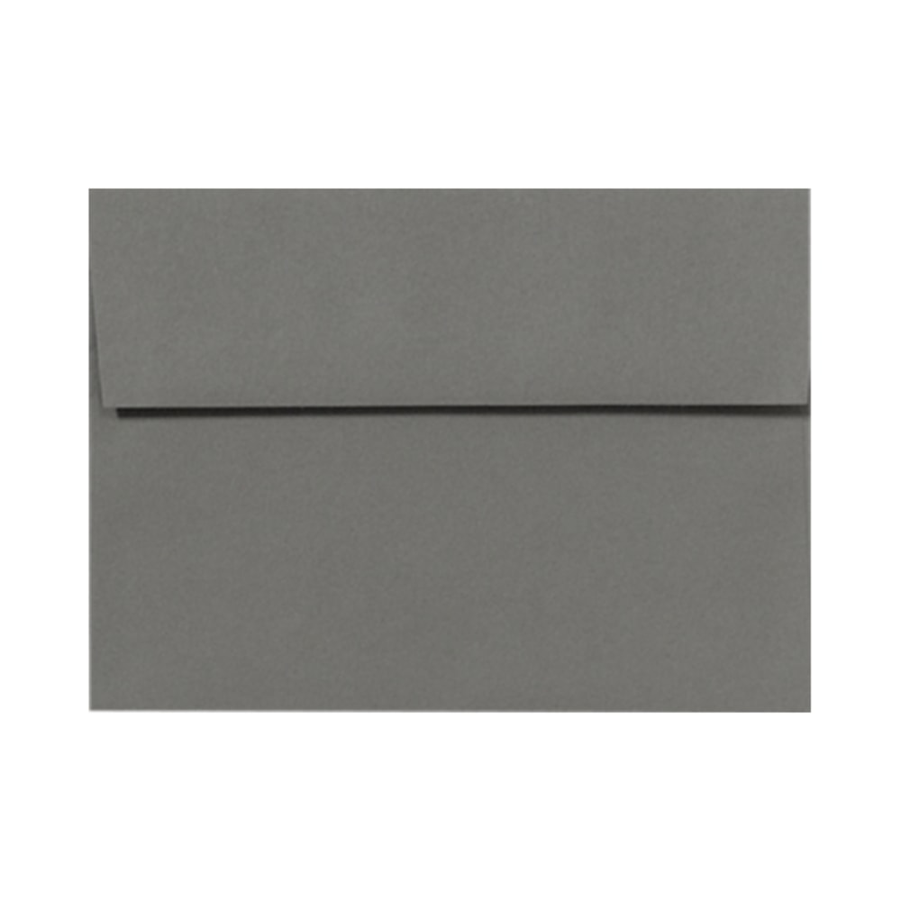 LUX Invitation Envelopes, A9, Peel & Press Closure, Smoke Gray, Pack Of 50 MPN:EX4895-22-50