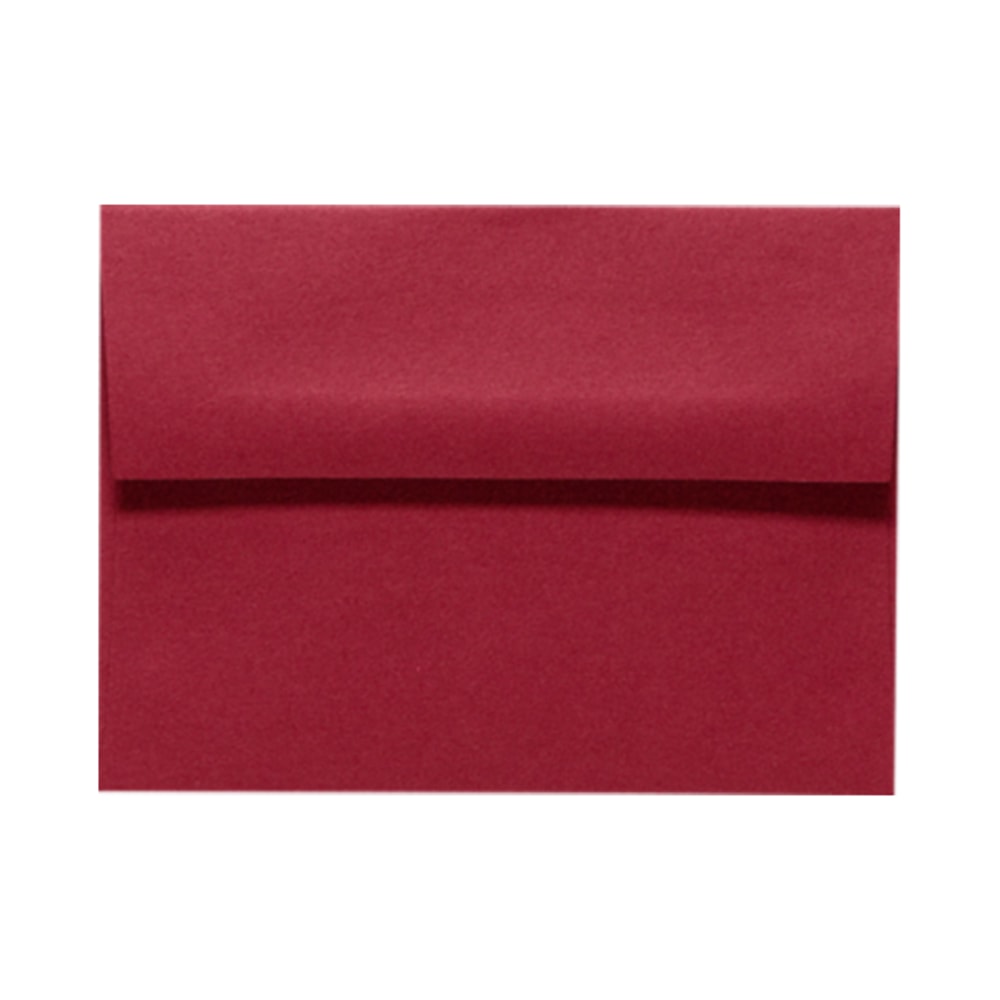 LUX Invitation Envelopes, A9, Peel & Press Closure, Garnet Red, Pack Of 50 MPN:EX4895-26-50