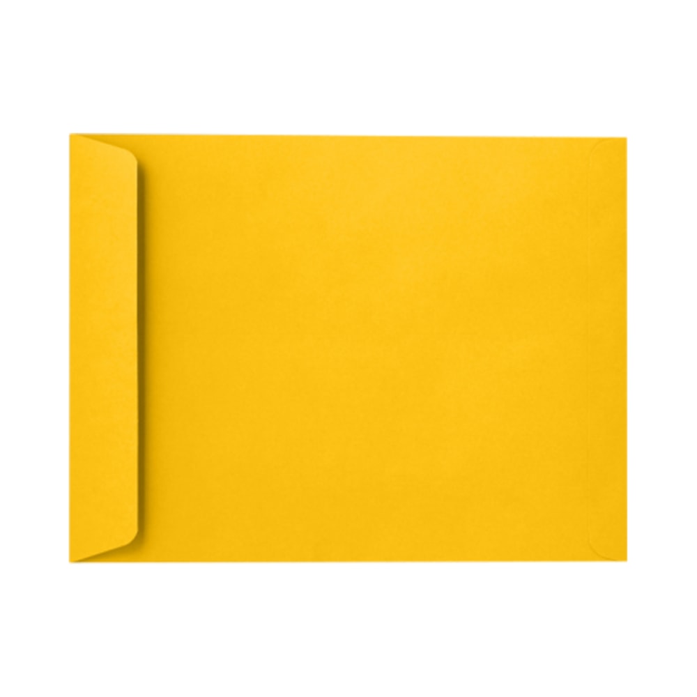 LUX Open-End 10in x 13in Envelopes, Peel & Press Closure, Sunflower Yellow, Pack Of 1, 000 MPN:EX4897-12-1M