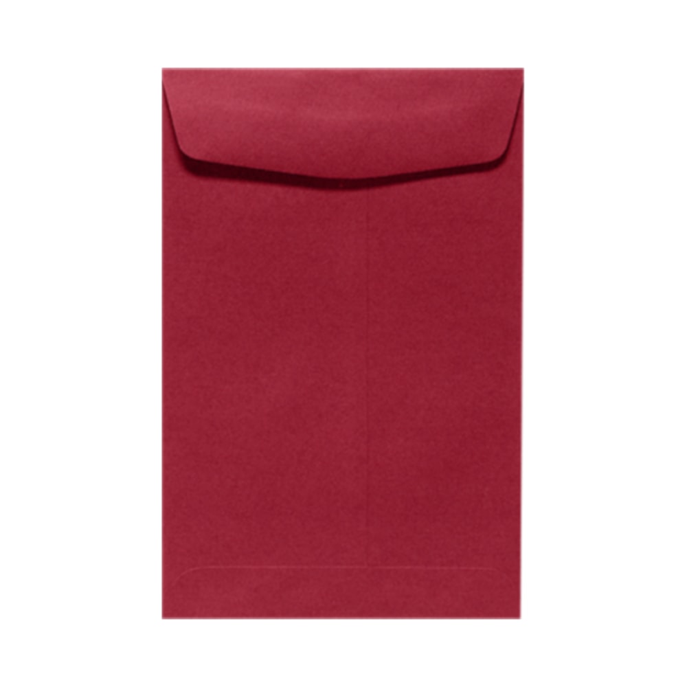 LUX Open-End 10in x 13in Envelopes, Peel & Press Closure, Garnet Red, Pack Of 50 MPN:EX4897-26-50