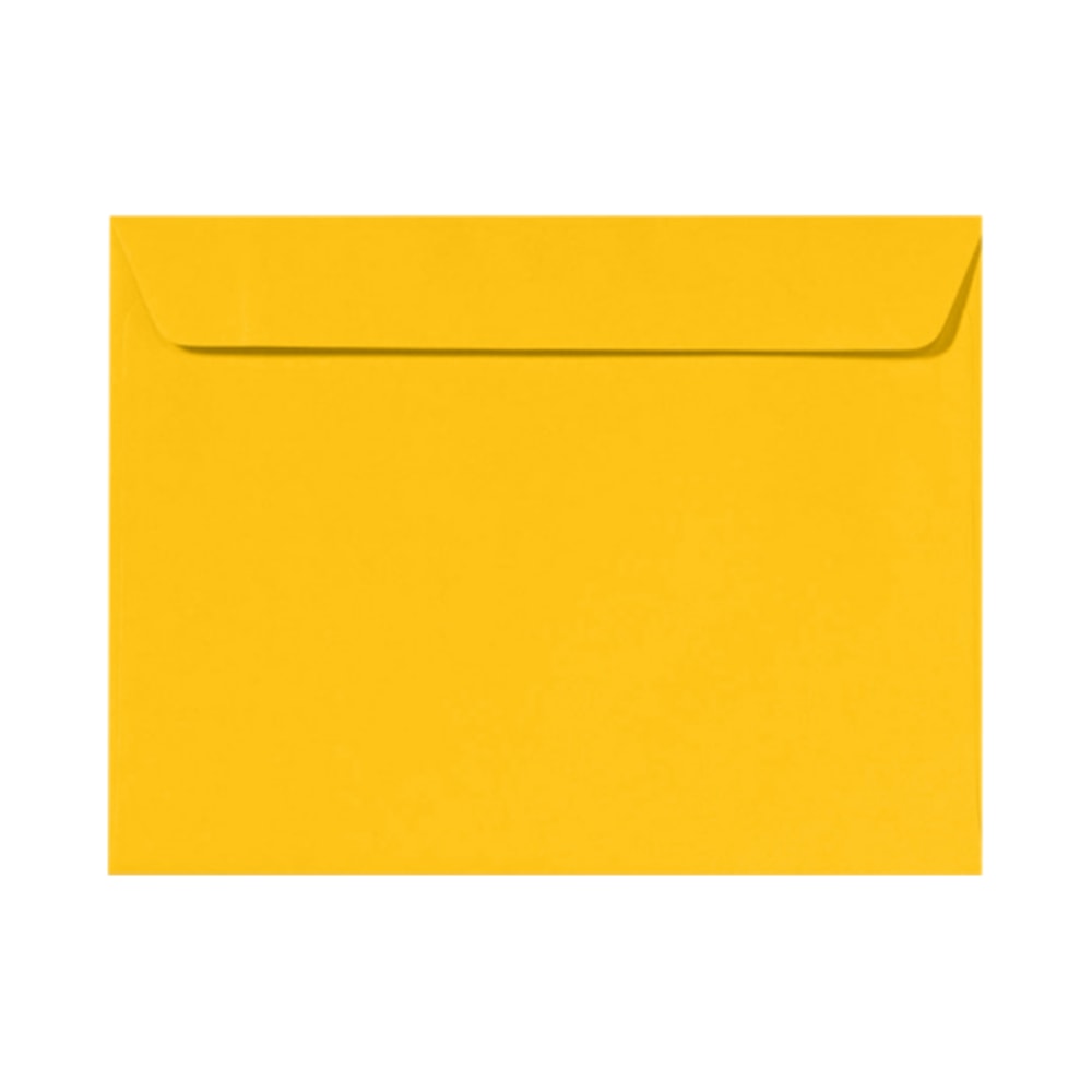 LUX Booklet 9in x 12in Envelopes, Gummed Seal, Sunflower Yellow, Pack Of 250 MPN:EX4899-12-250