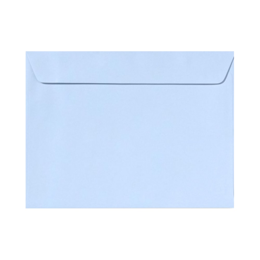 LUX Booklet 9in x 12in Envelopes, Gummed Seal, Baby Blue, Pack Of 50 MPN:EX4899-13-50