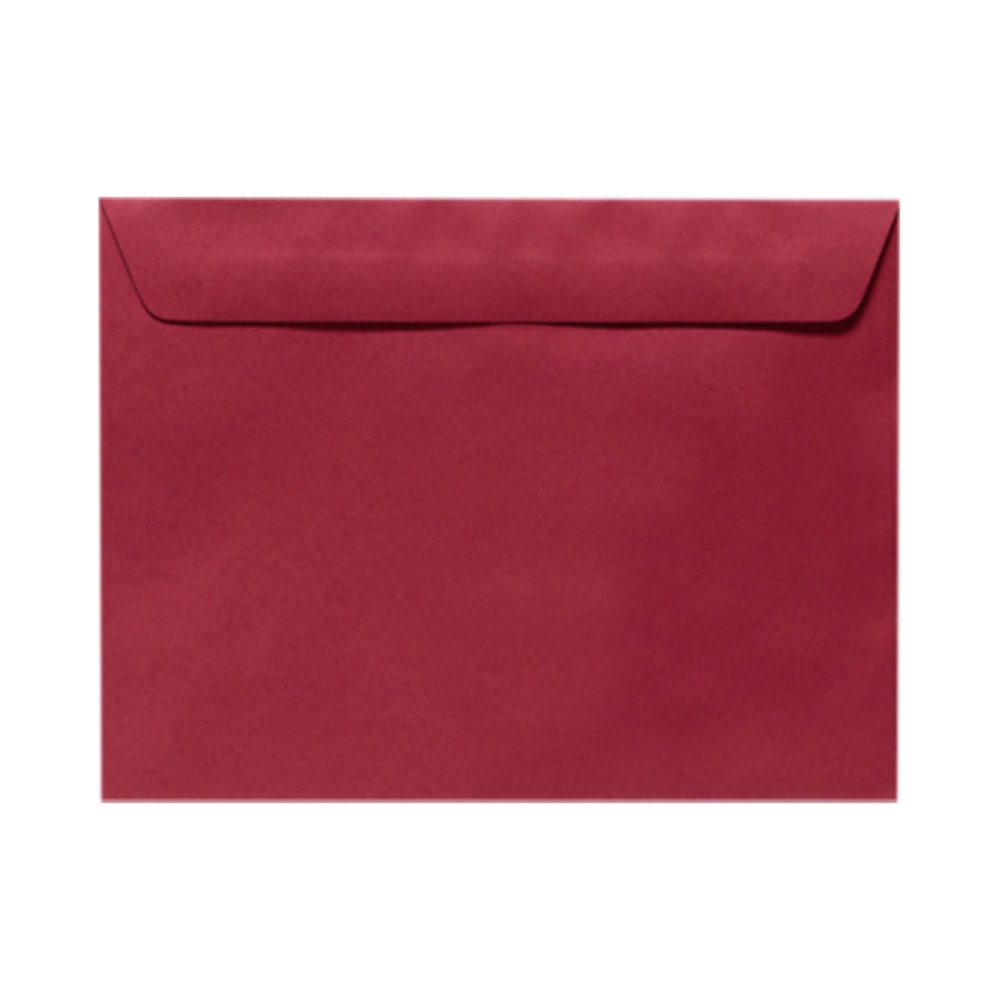 LUX Booklet 9in x 12in Envelopes, Gummed Seal, Garnet Red, Pack Of 250 MPN:EX4899-26-250