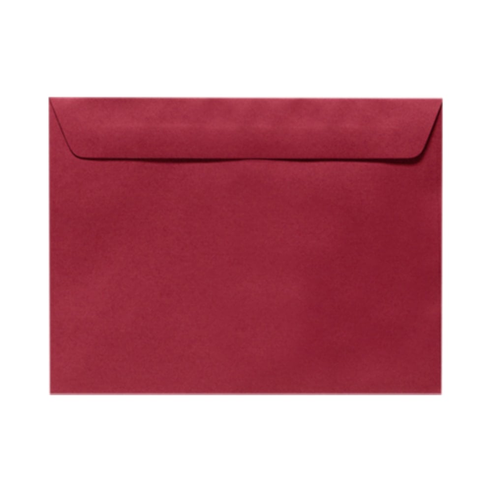 LUX Booklet 9in x 12in Envelopes, Gummed Seal, Garnet Red, Pack Of 500 MPN:EX4899-26-500