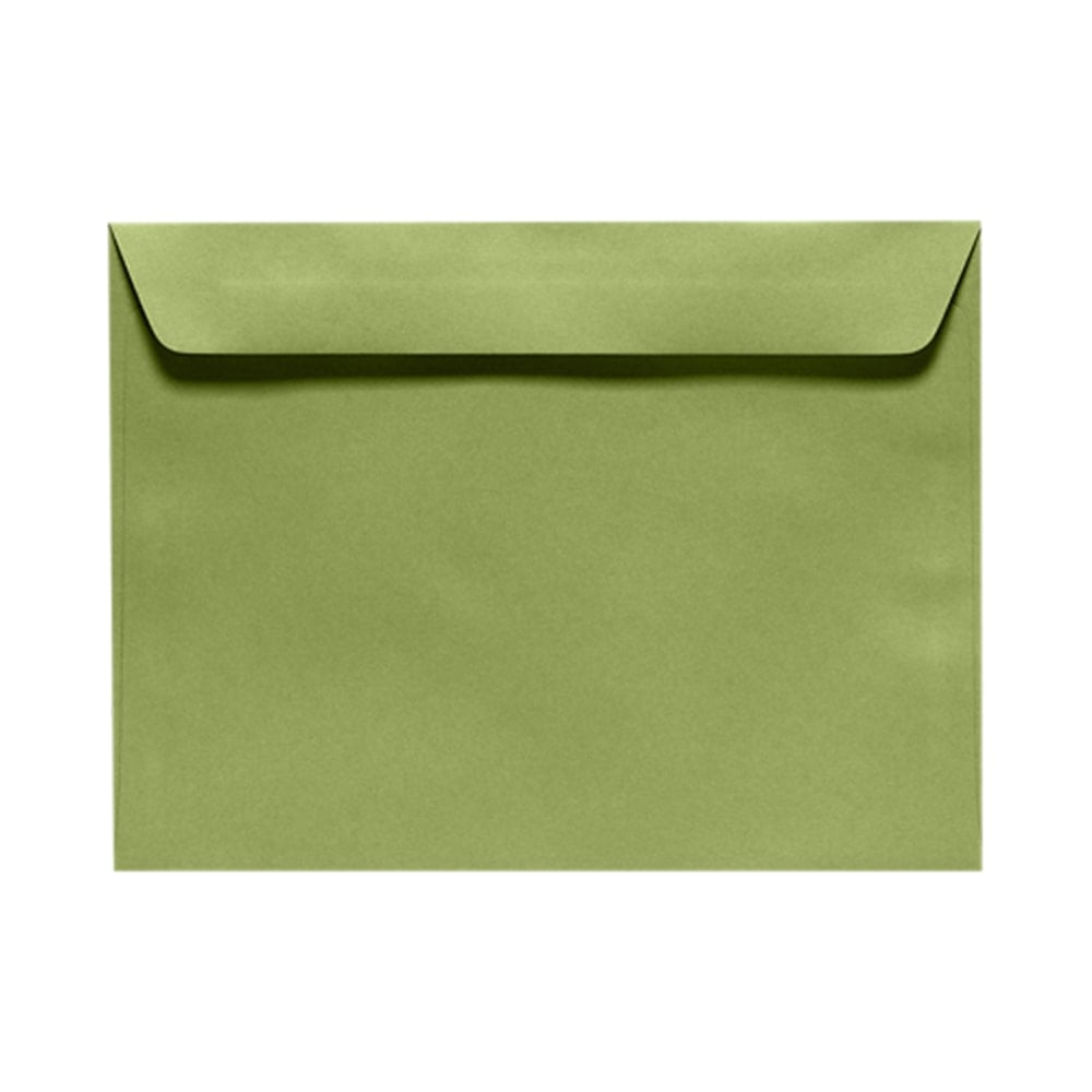 LUX Booklet 9in x 12in Envelopes, Gummed Seal, Avocado Green, Pack Of 500 MPN:EX4899-27-500