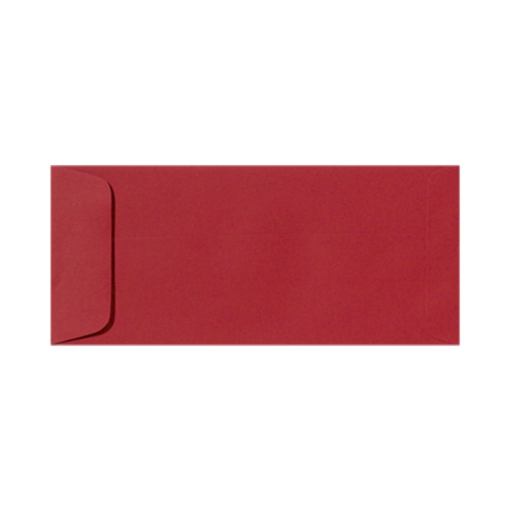 LUX Open-End Envelopes, #10, Peel & Press Closure, Ruby Red, Pack Of 50 MPN:EX7716-18-50