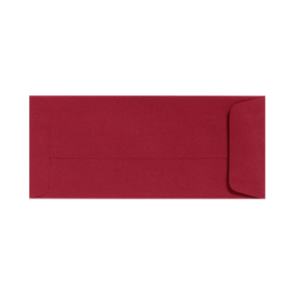 LUX Open-End Envelopes, #10, Peel & Press Closure, Garnet Red, Pack Of 50 MPN:EX7716-26-50