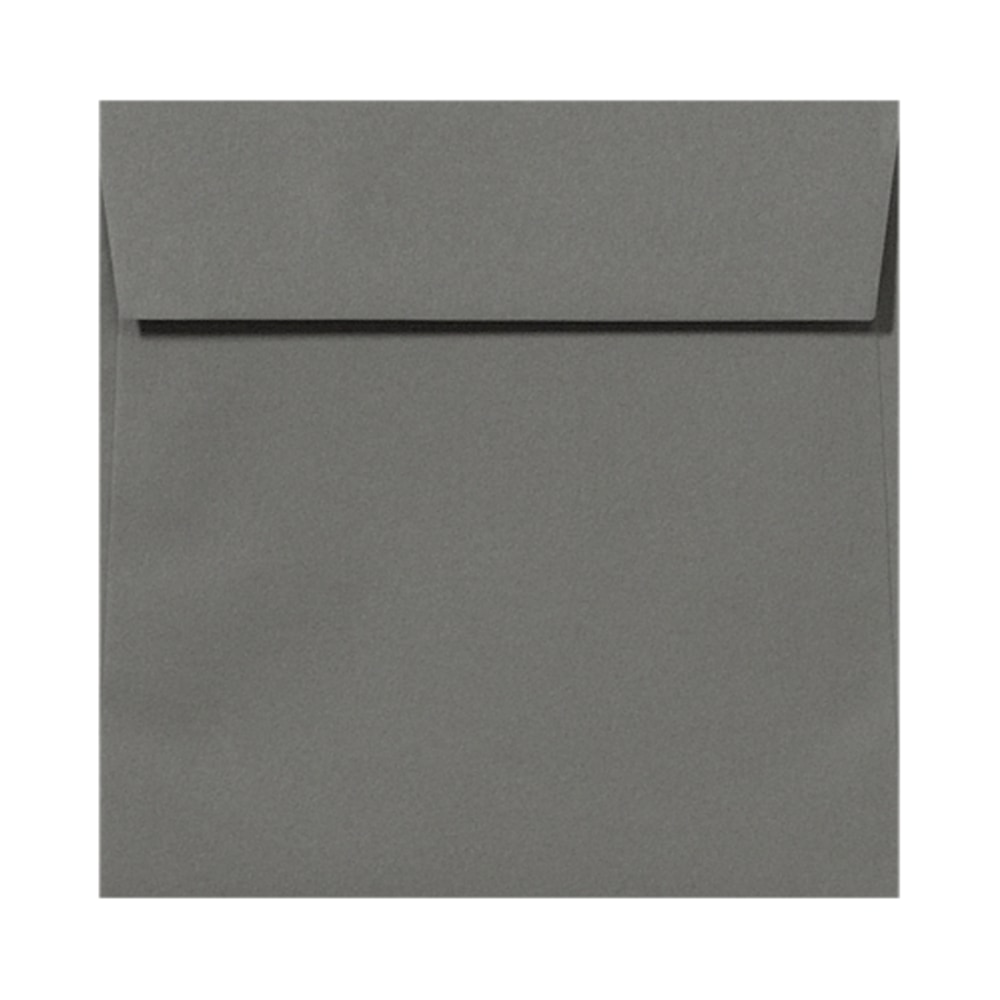 LUX Square Envelopes, 5 1/2in x 5 1/2in, Peel & Press Closure, Smoke Gray, Pack Of 50 MPN:EX8515-22-50